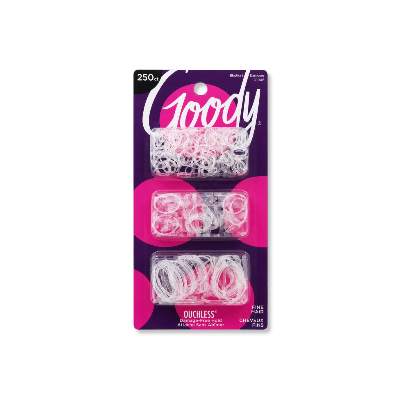 Goody Ouchlesslatex Hair Elastics x 250