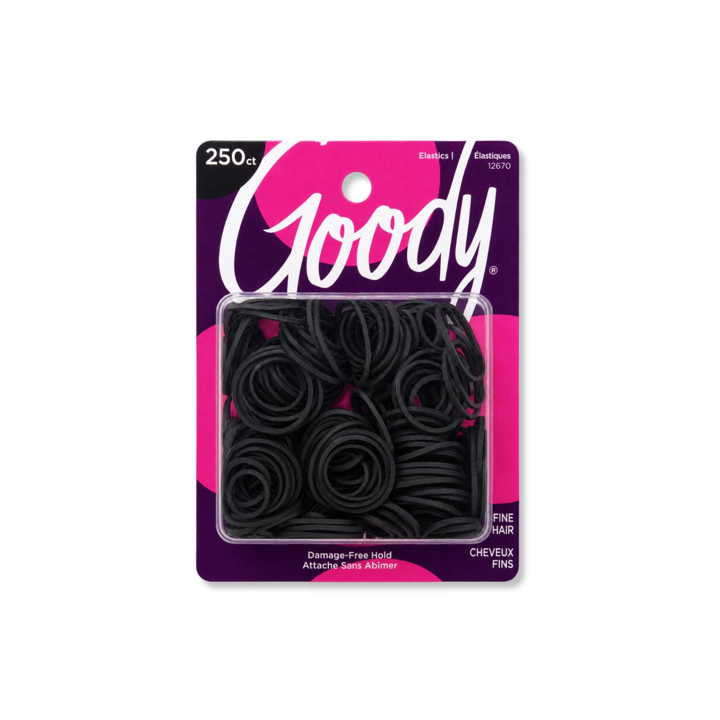 Goody Classics Rubberband Black 250 Pack