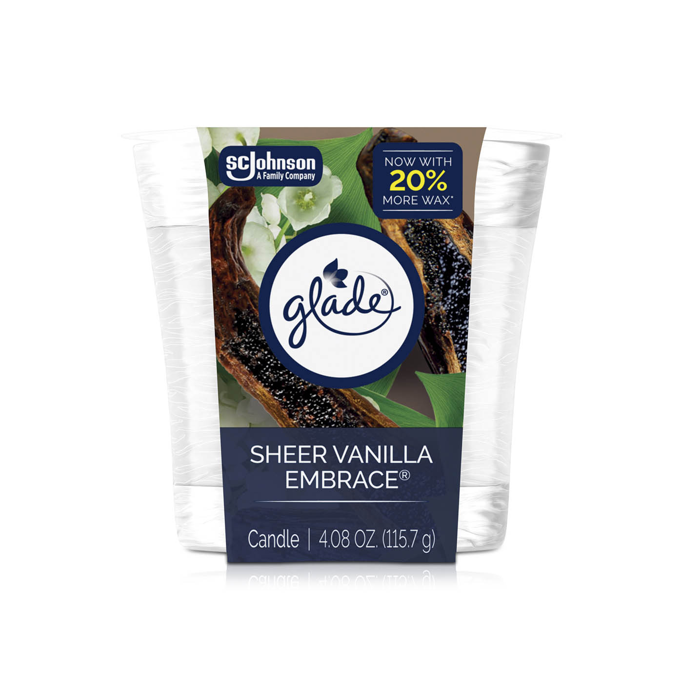 Glade Sheer Vanilla Embrace Candle 4.08oz