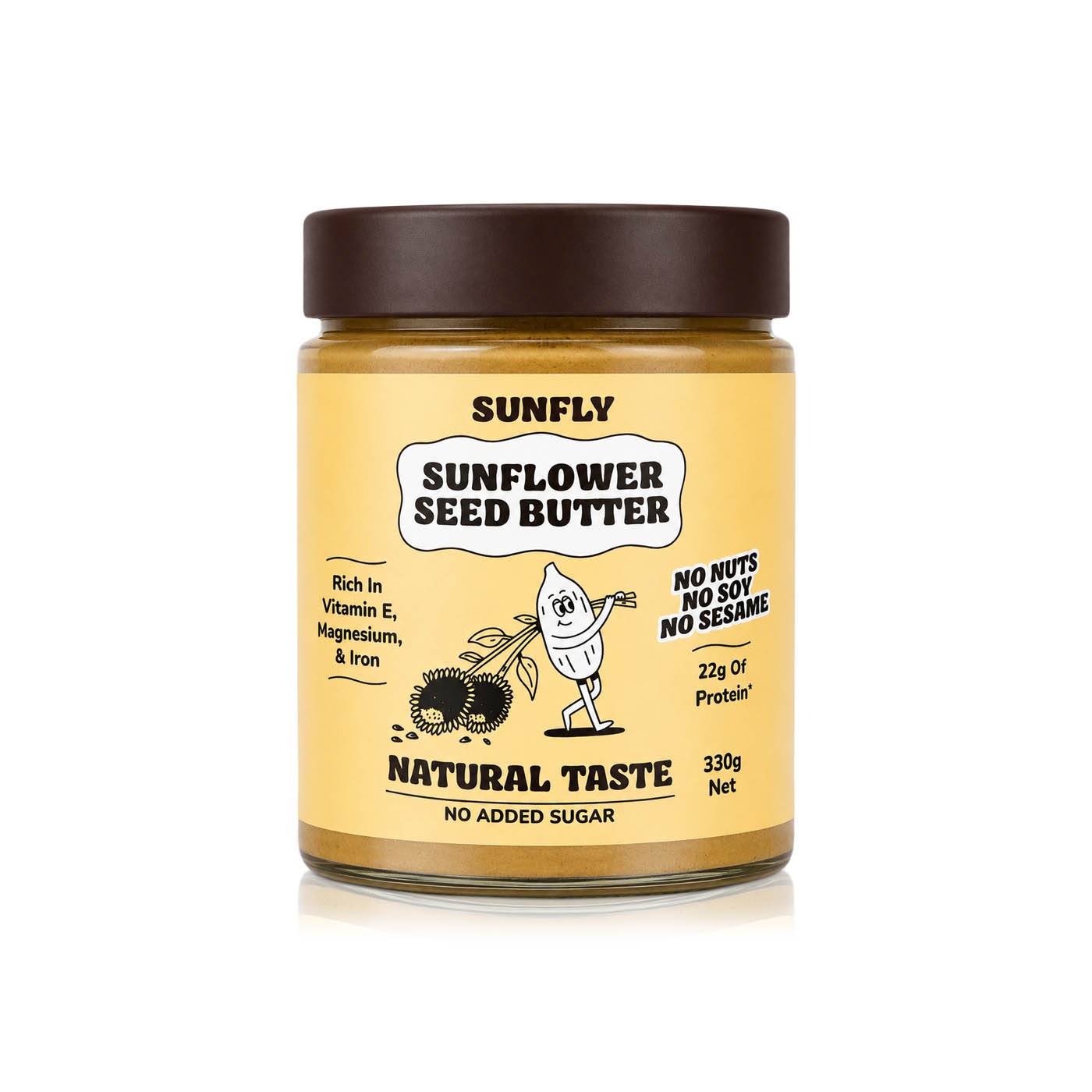Sunfly Natural Sunflower Seed Butter 330g