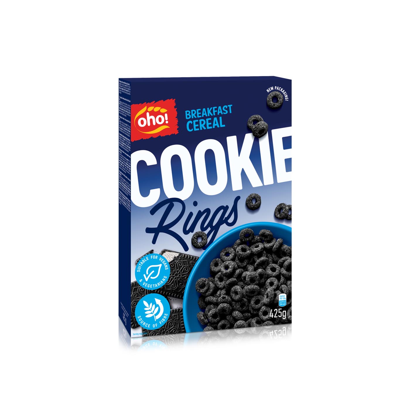 Oho! Cookie Rings Cereal 425g