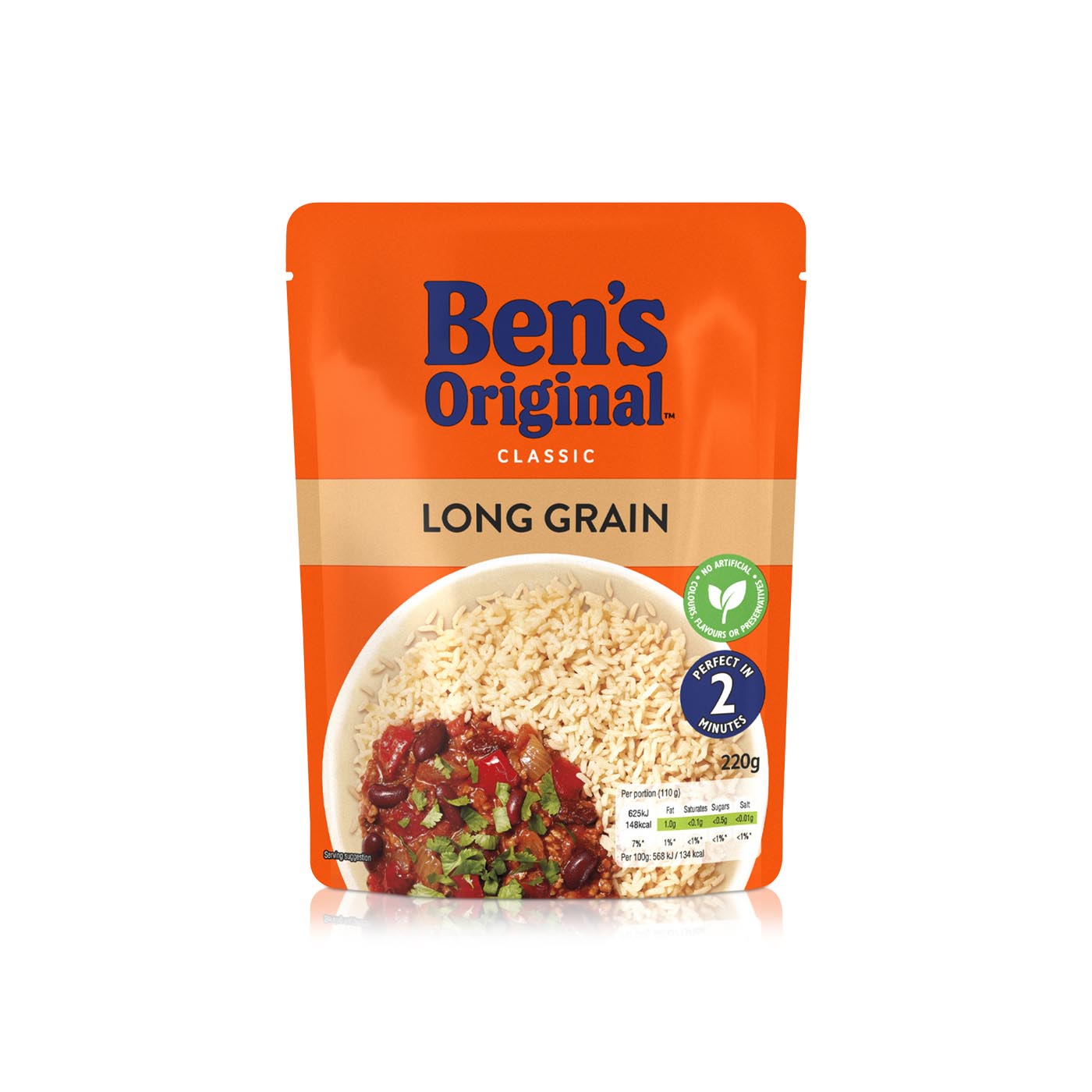 Ben's Original Ready to Heat Long Grain Rice 220g