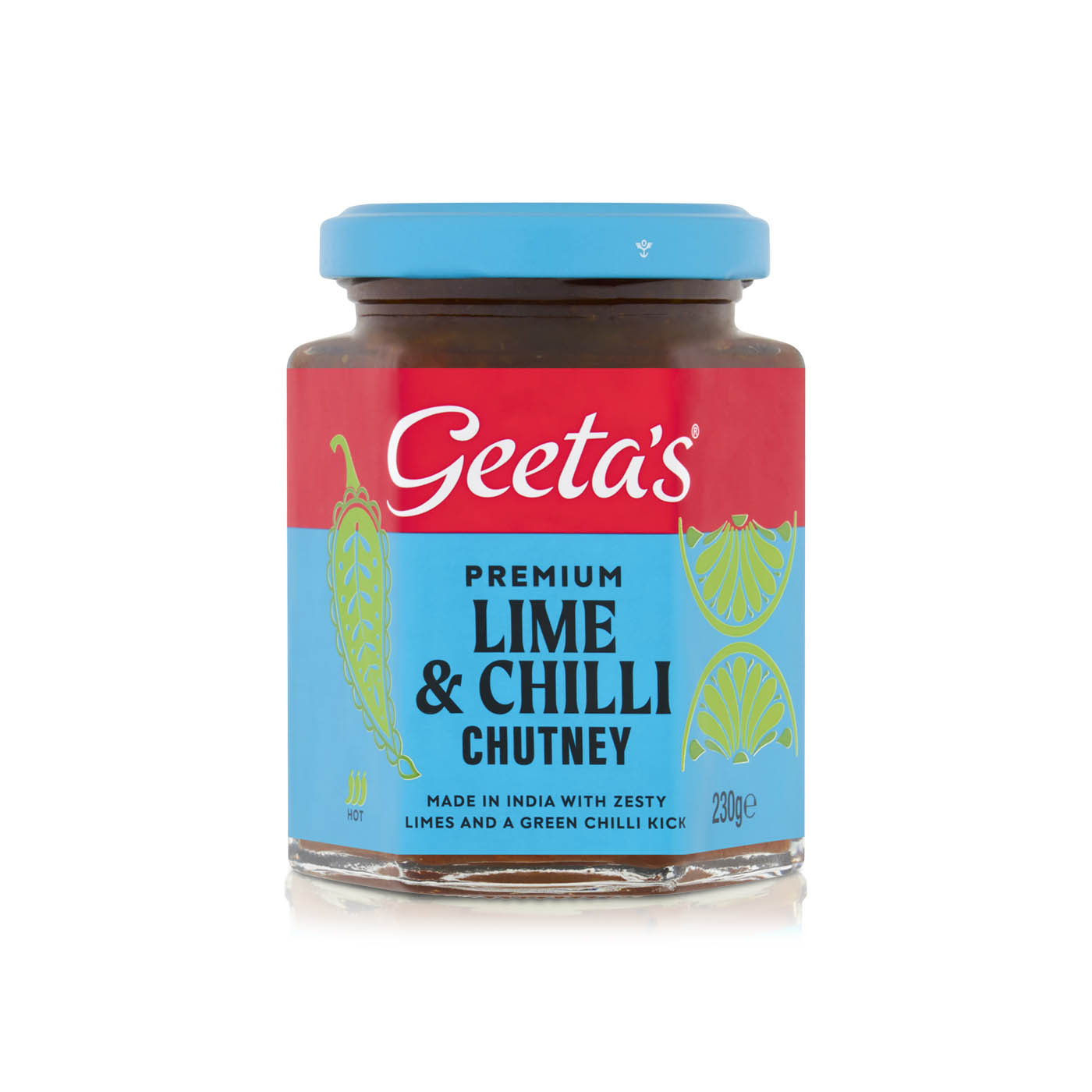 Geeta's Premium Lime & Chilli Chutney 230g