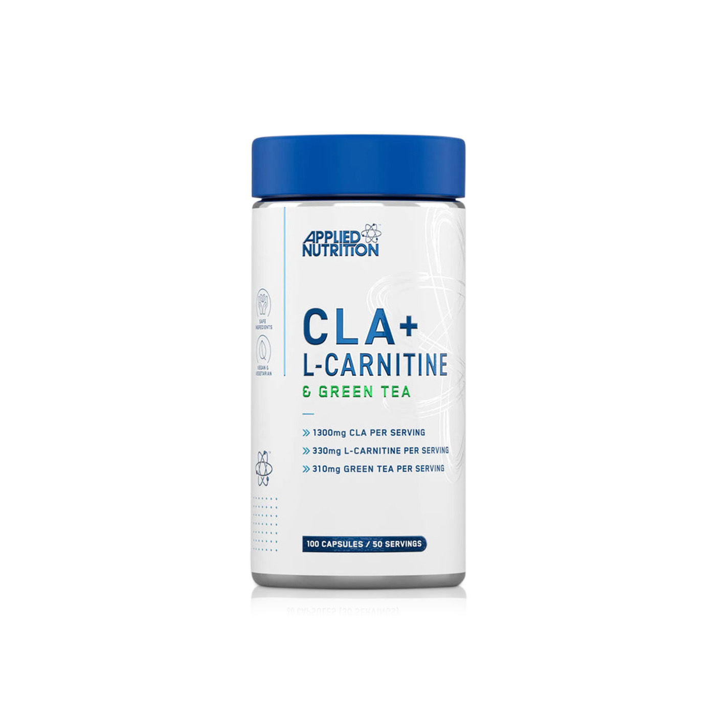 Applied Nutrition CLA+ L-Carnitine & Green Tea Capsules x 100