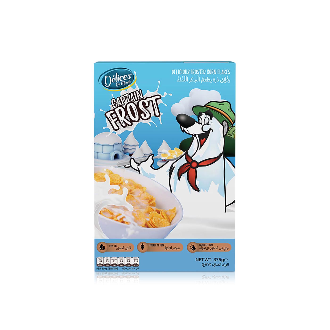 Delices Captain Frost Cornflakes 375g