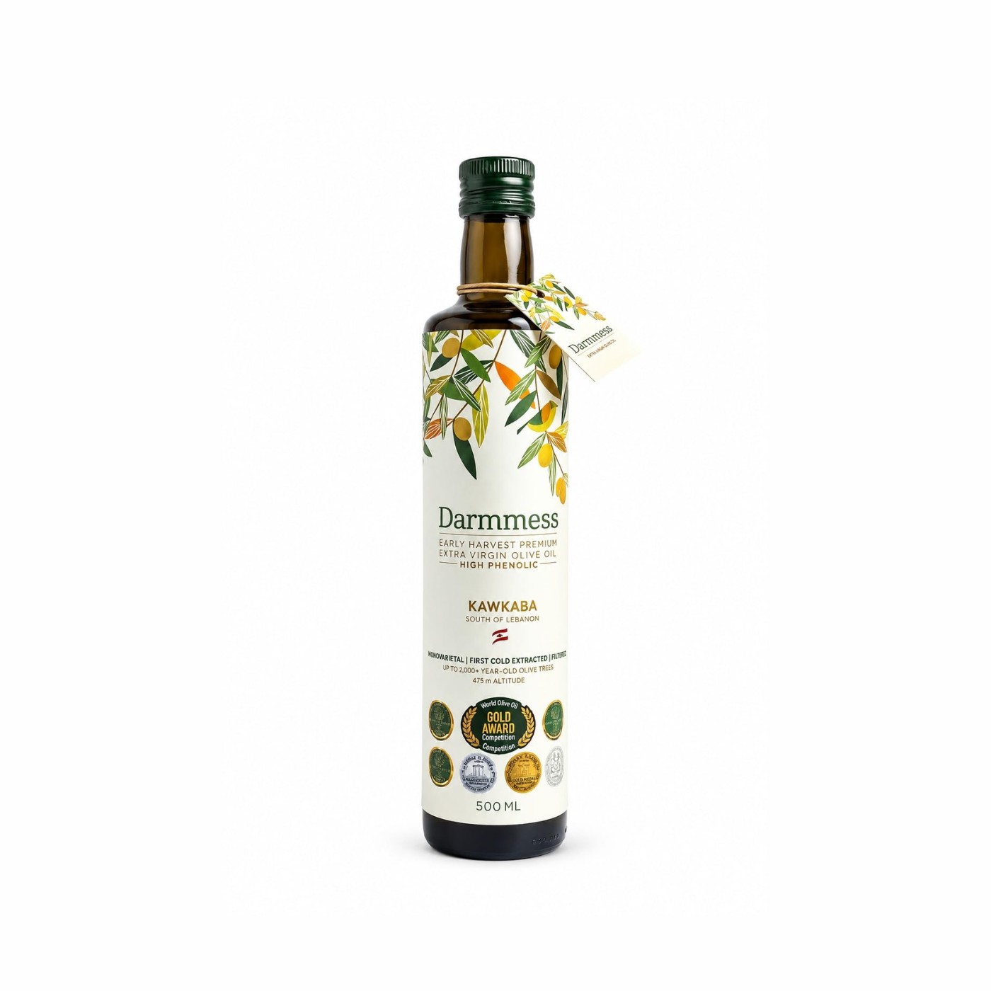 Darmmess High Phenolic Extra Virgin Olive Oil 500ml