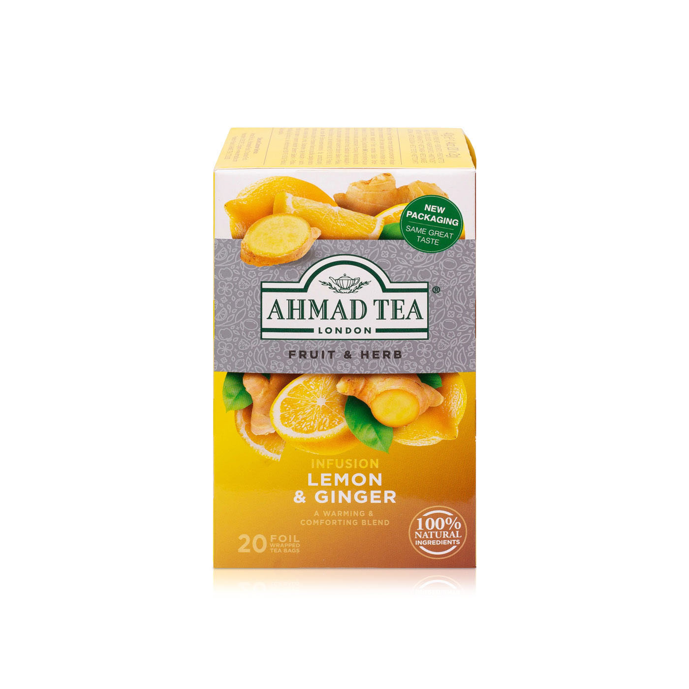 Ahmad Tea Lemon & Ginger Infusion Tea Bags x 20