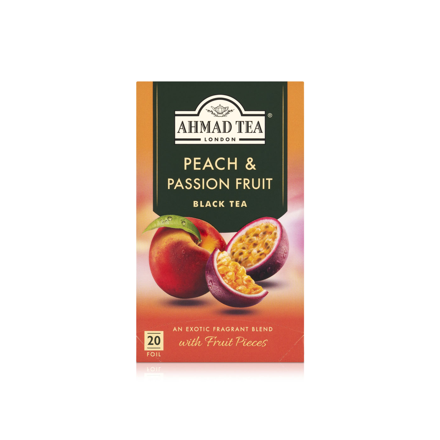 Ahmad Tea Peach & Passion Fruit Black Tea Bags x 20