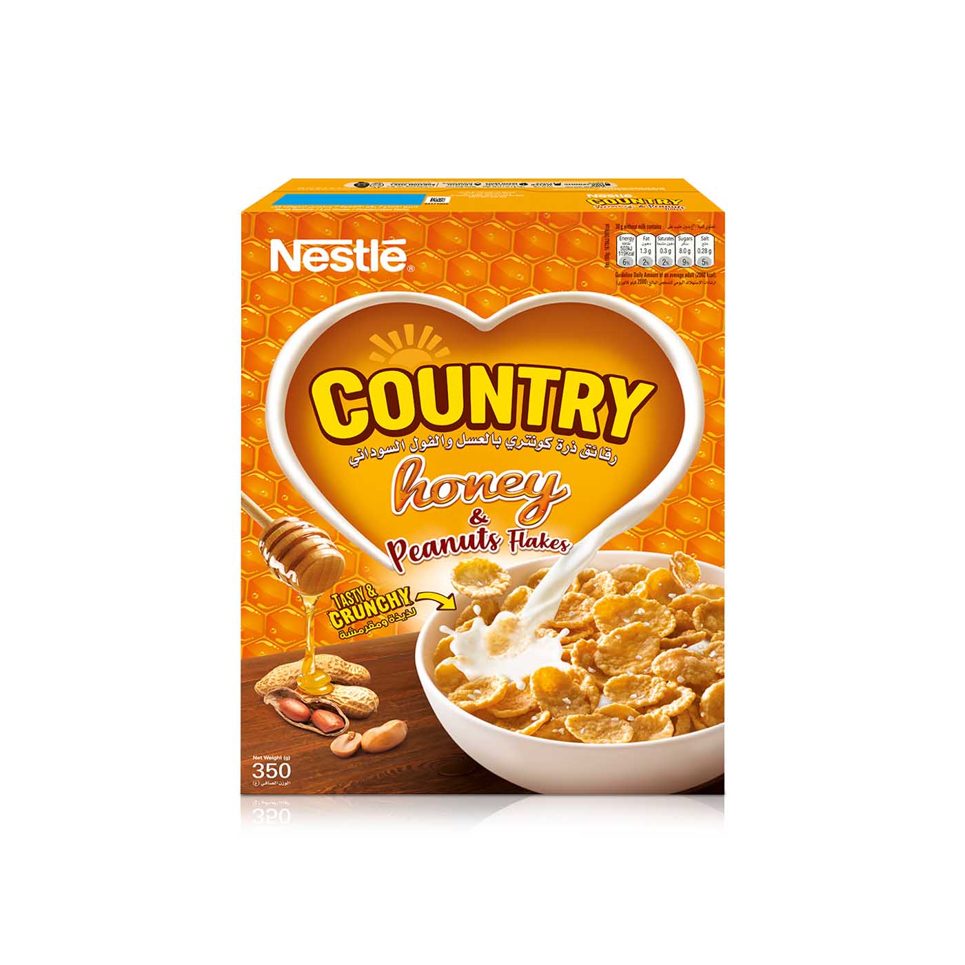 Country Honey & Nut Cornflakes 350g
