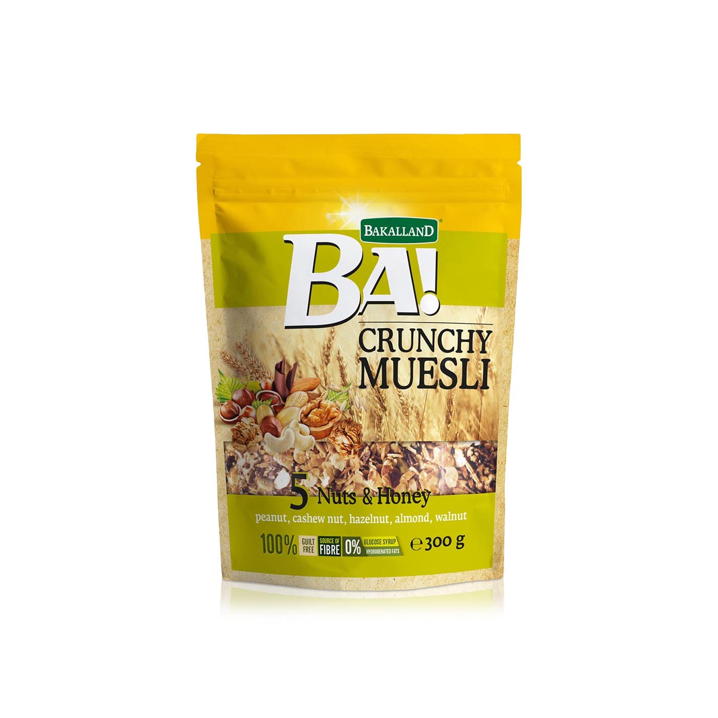 Ba! Crunchy Muesli with 5 Nuts & Chocolate 300g