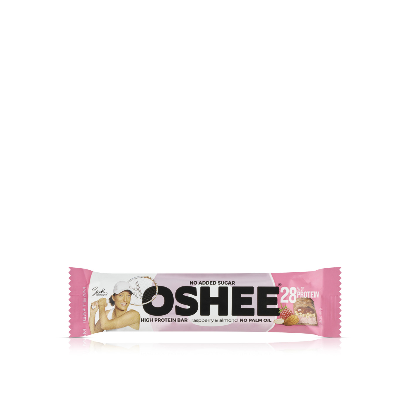 Oshee Raspberry & Almond High Protein Bar 47g