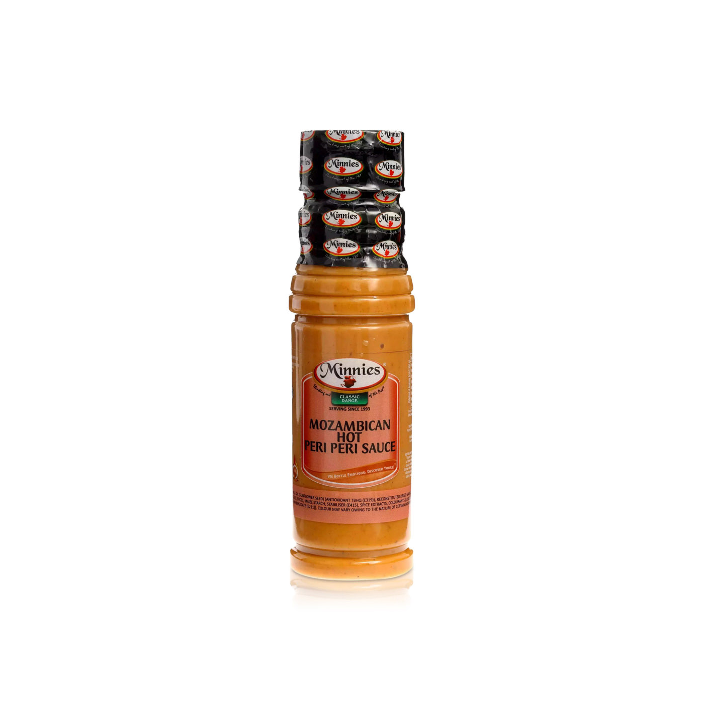 Minnies Mozambican Hot Peri Peri Sauce 250ml