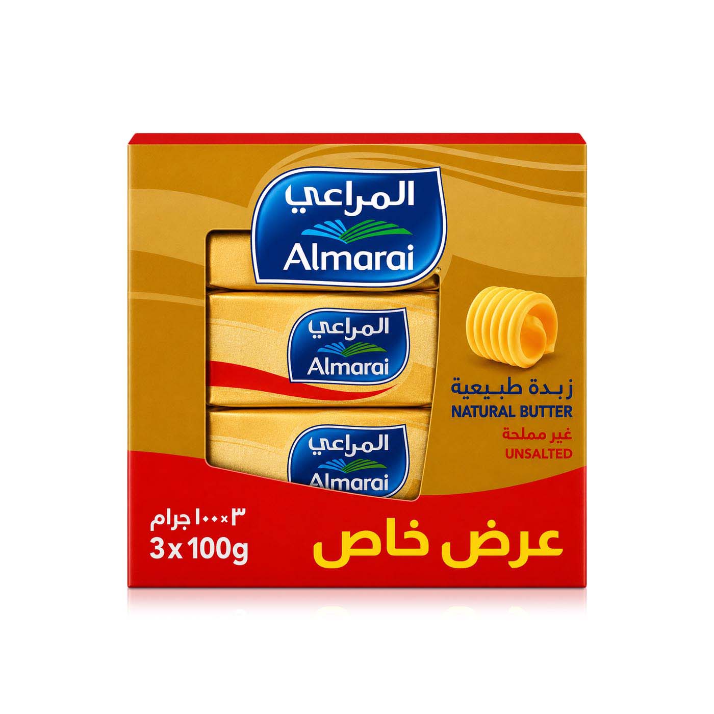 Almarai Unsalted Butter 100g x 3