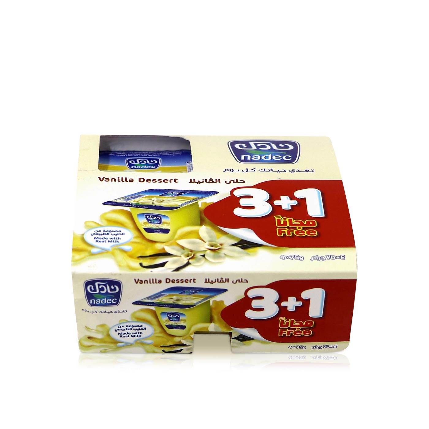 Nadec Vanilla Dessert 75g x 4
