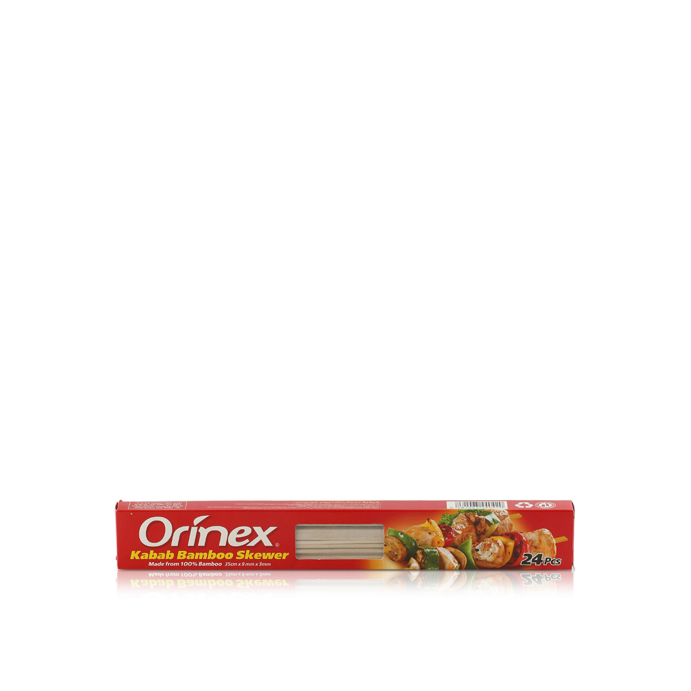 Orinex Kebab Bamboo Skewers x 24
