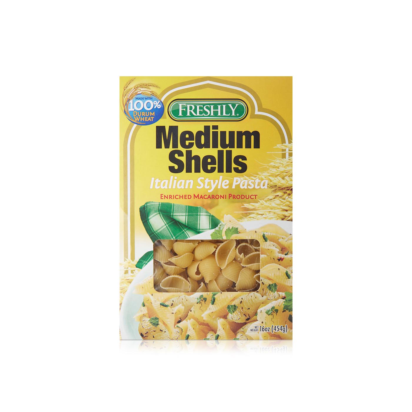 Freshly Italian Style Medium Shell Pasta 454g
