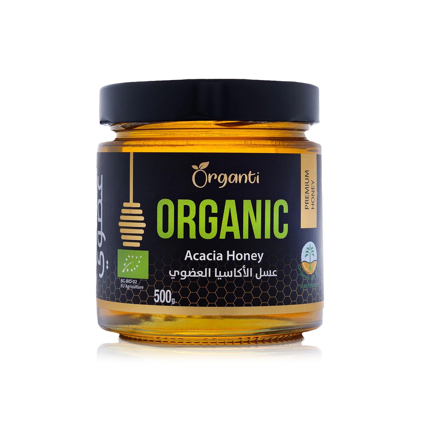 Organti Organic Acacia Honey 500g