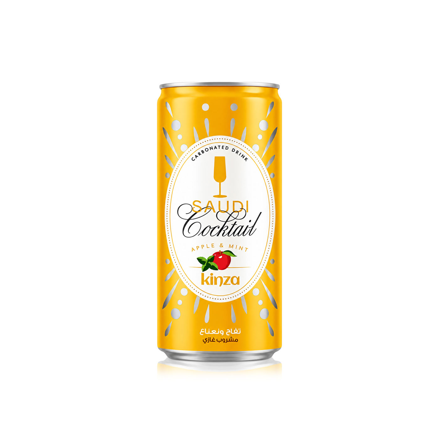 Kinza Apple & Mint Cocktail 250ml