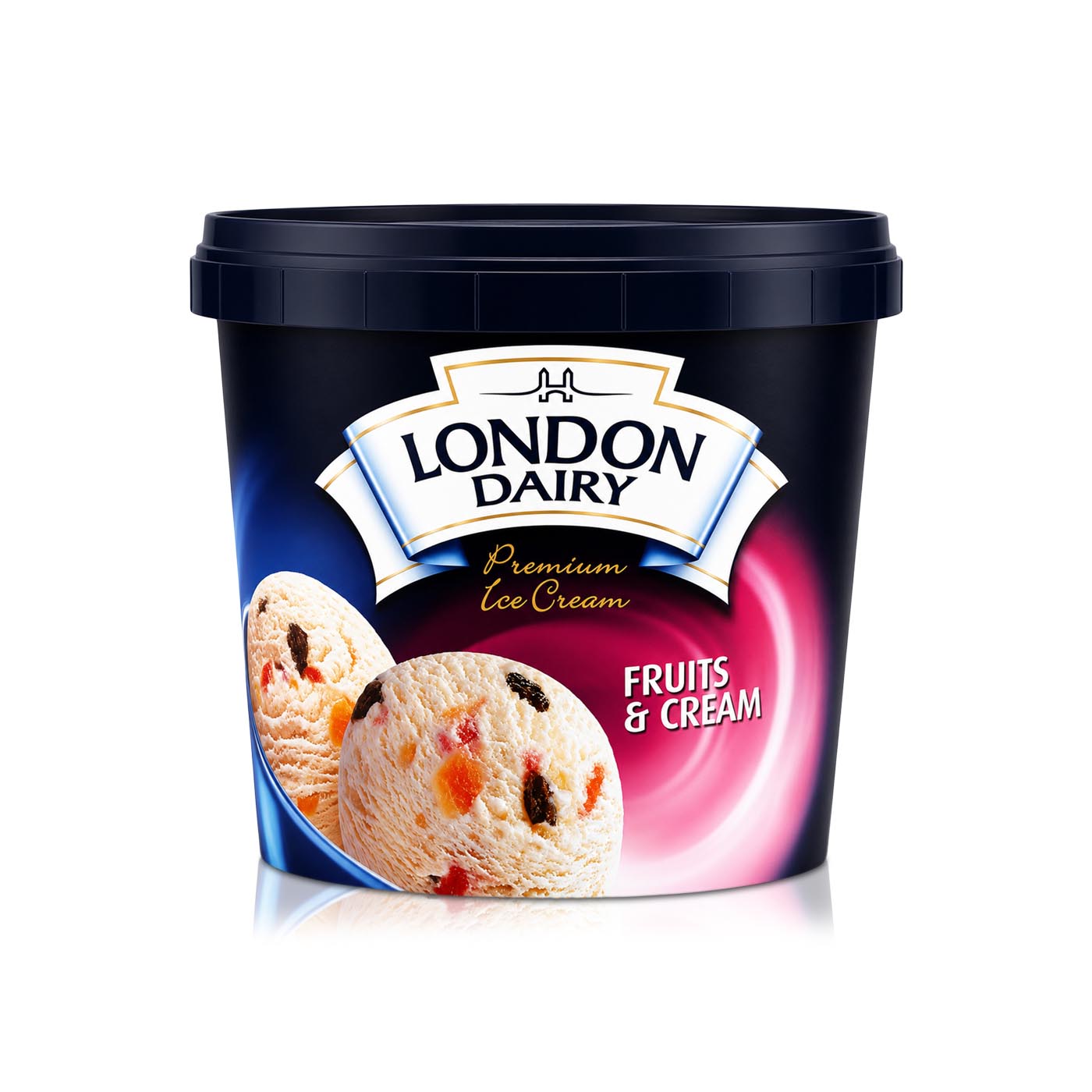 London Dairy Fruits & Cream Ice Cream 1 Litre