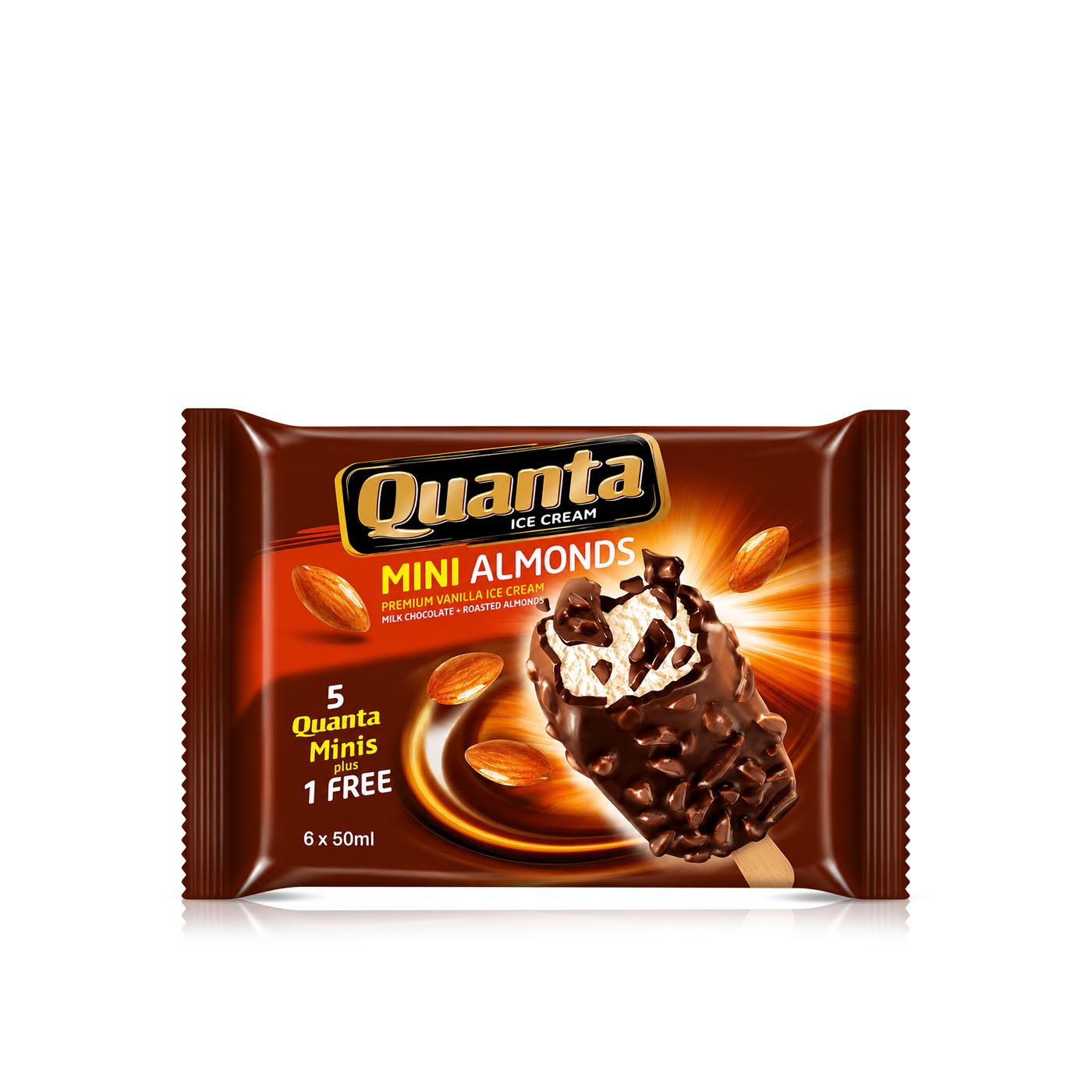 Quanta Mini Almond Ice Cream 50ml x 6