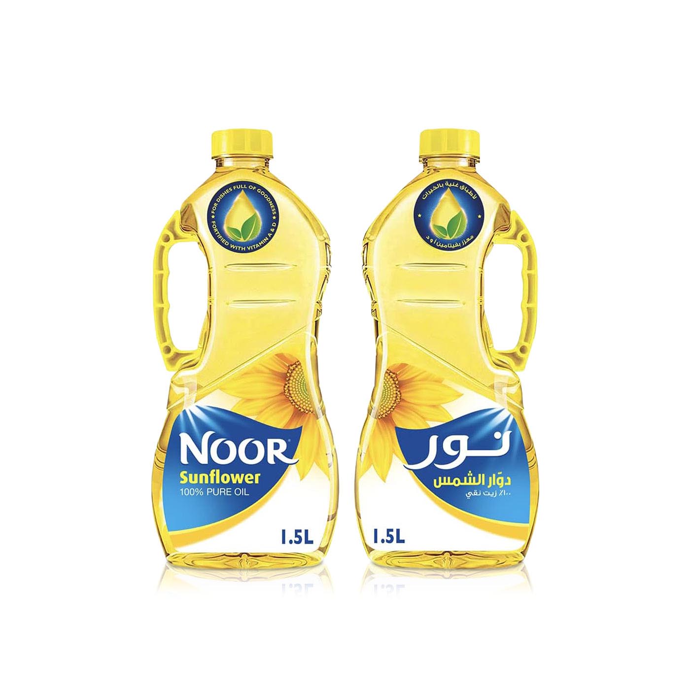 Noor Sunflower Oil 1.5 Litre × 2