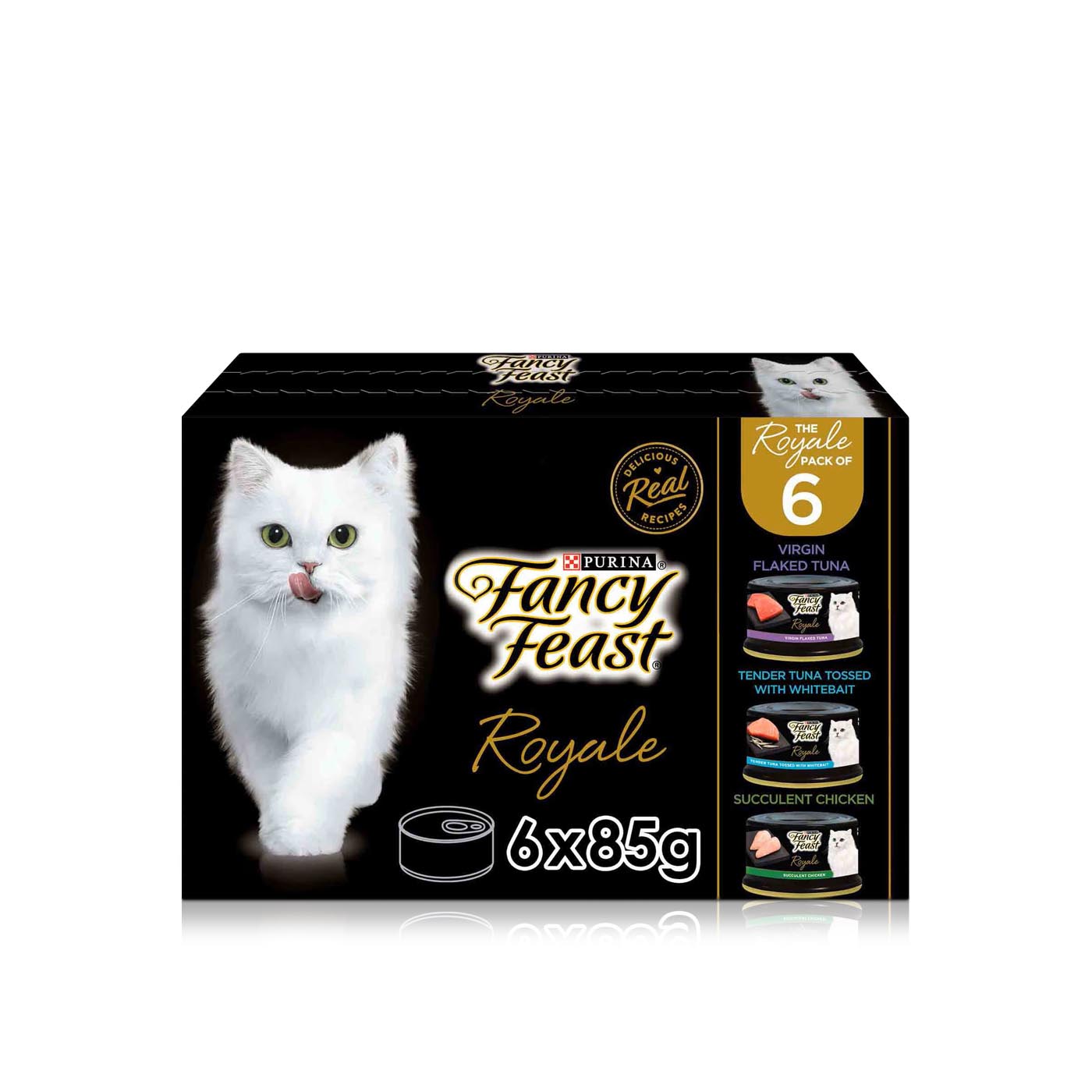 Fancy Feast Royale Tuna & Chicken Cat Food 85g x 6