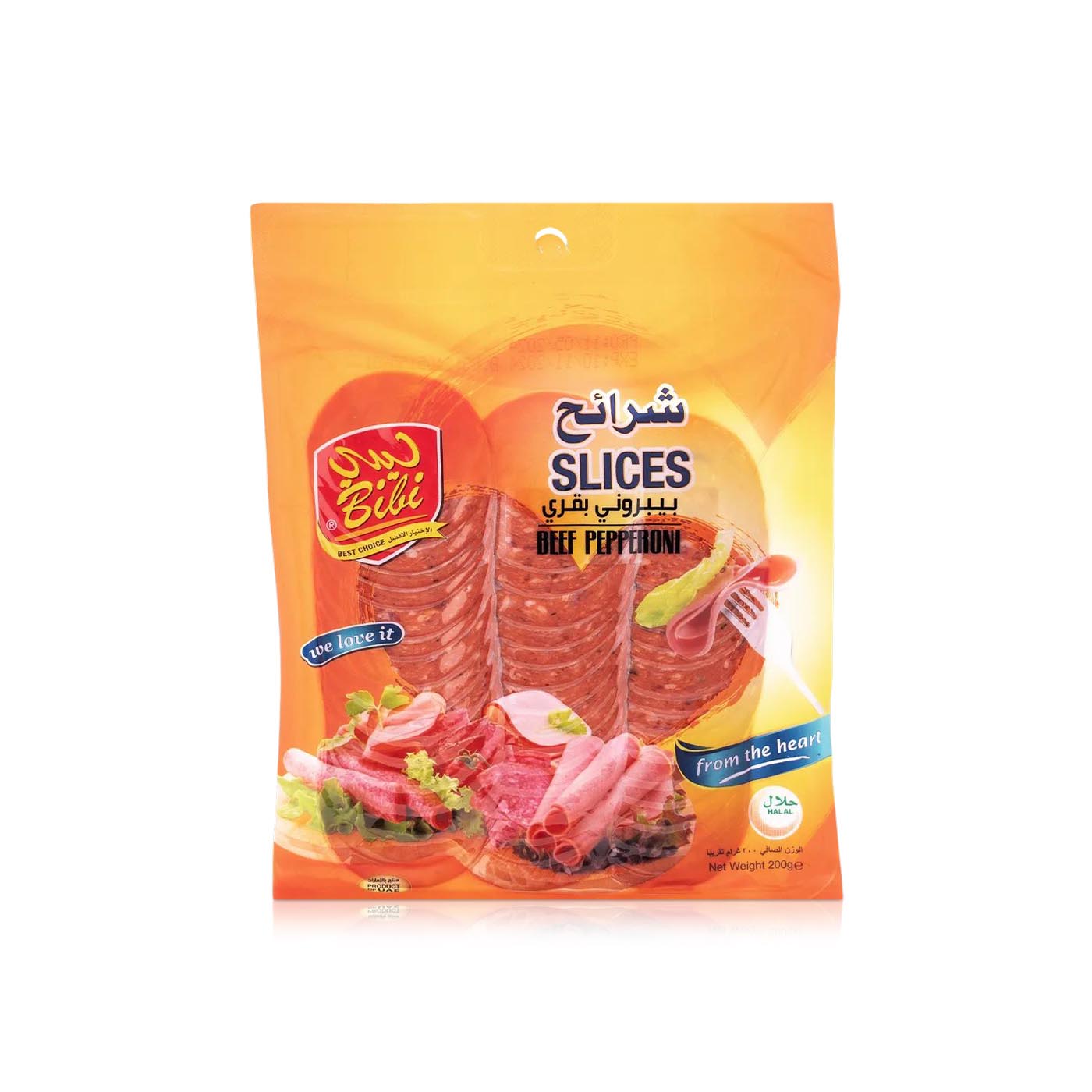 Bibi Beef Pepperoni Slices 200g