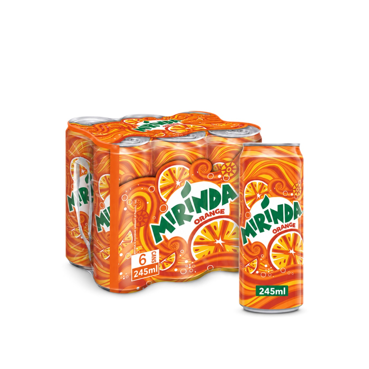 Mirinda Orange 245ml x 6