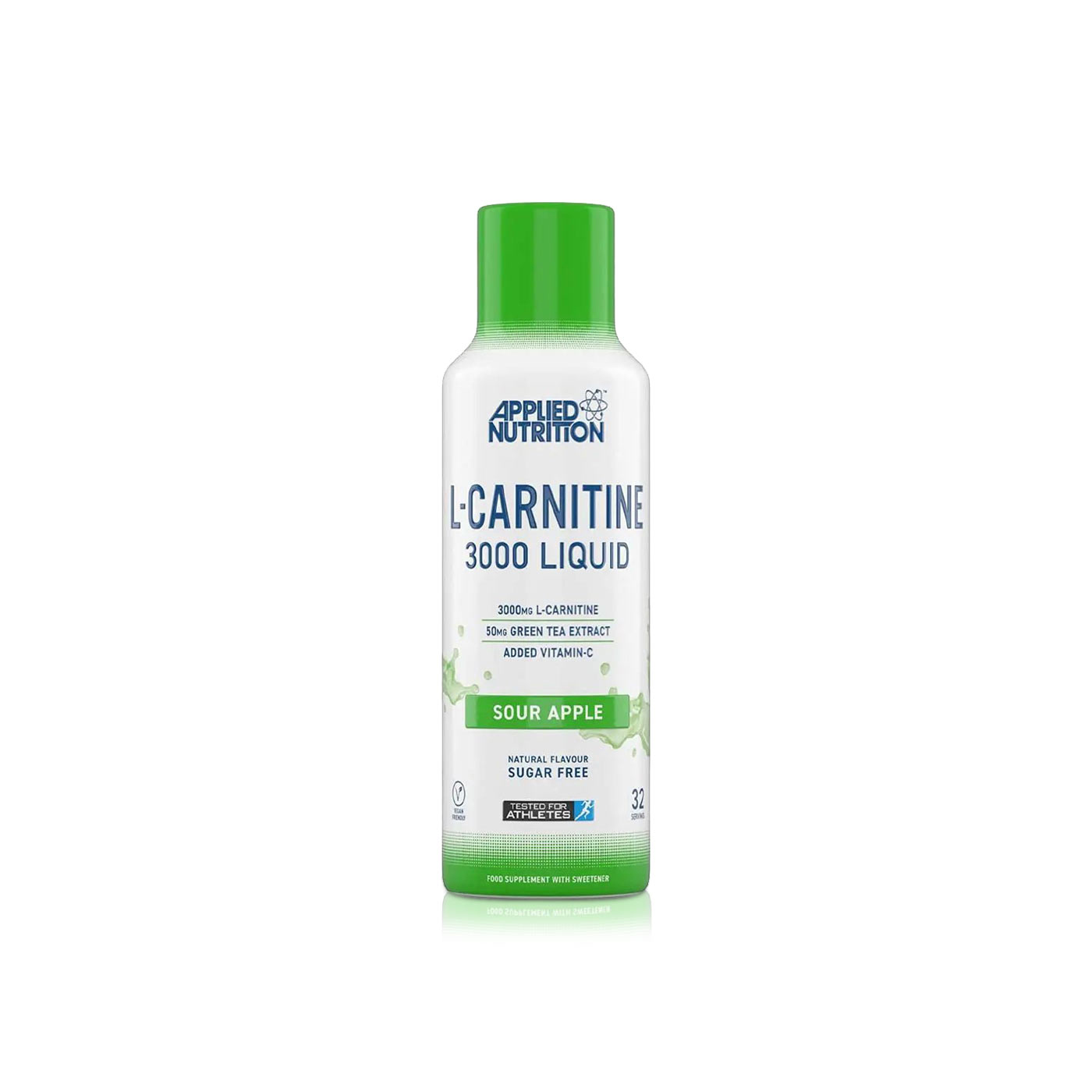 Applied Nutrition Sour Apple L-Carnitine 3000 Liquid 480ml