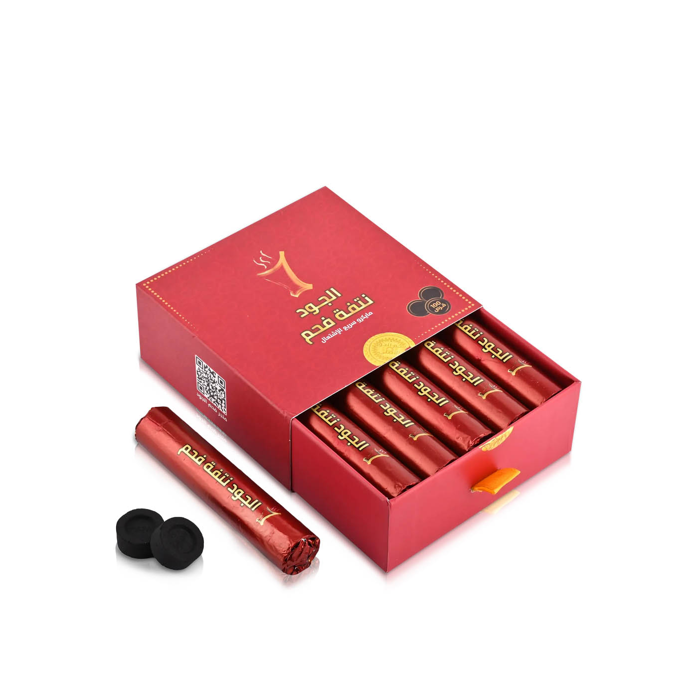 Aljood Netfa Micro Charcoal x 100