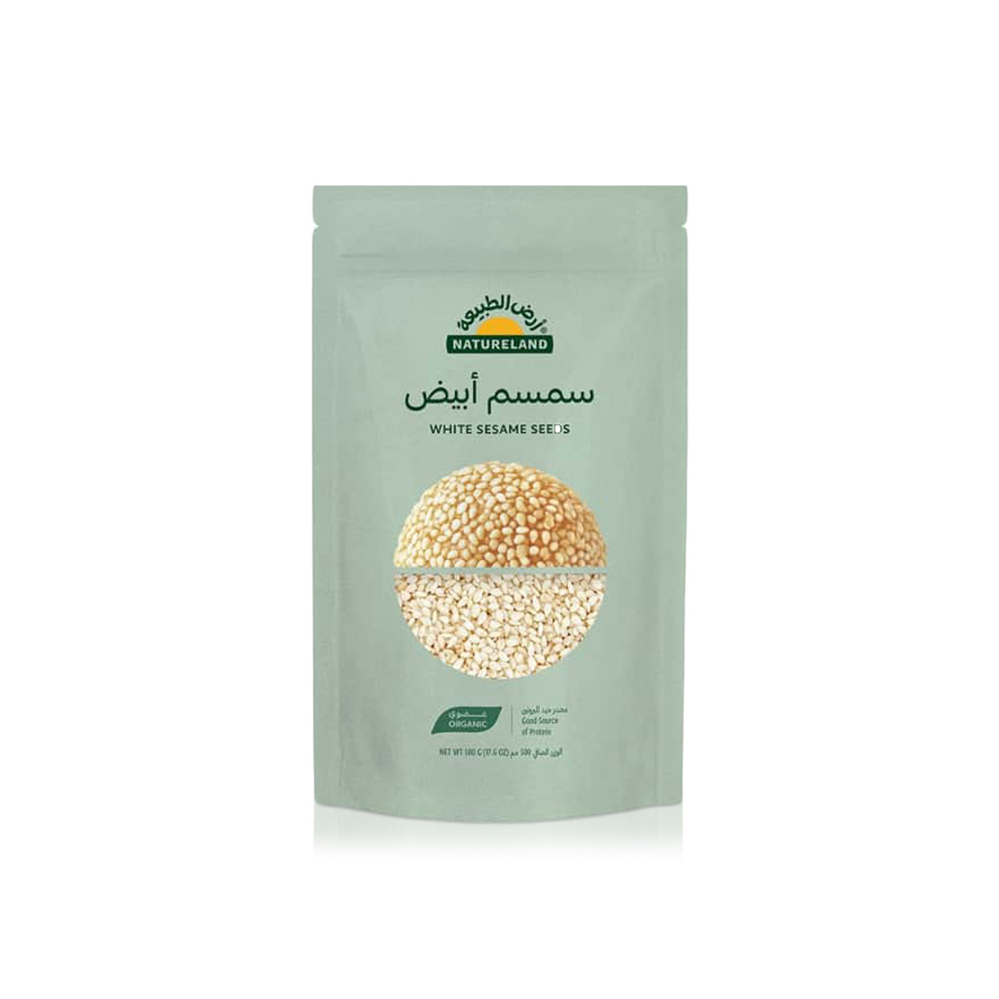 Natureland Organic White Sesame Seeds 500g