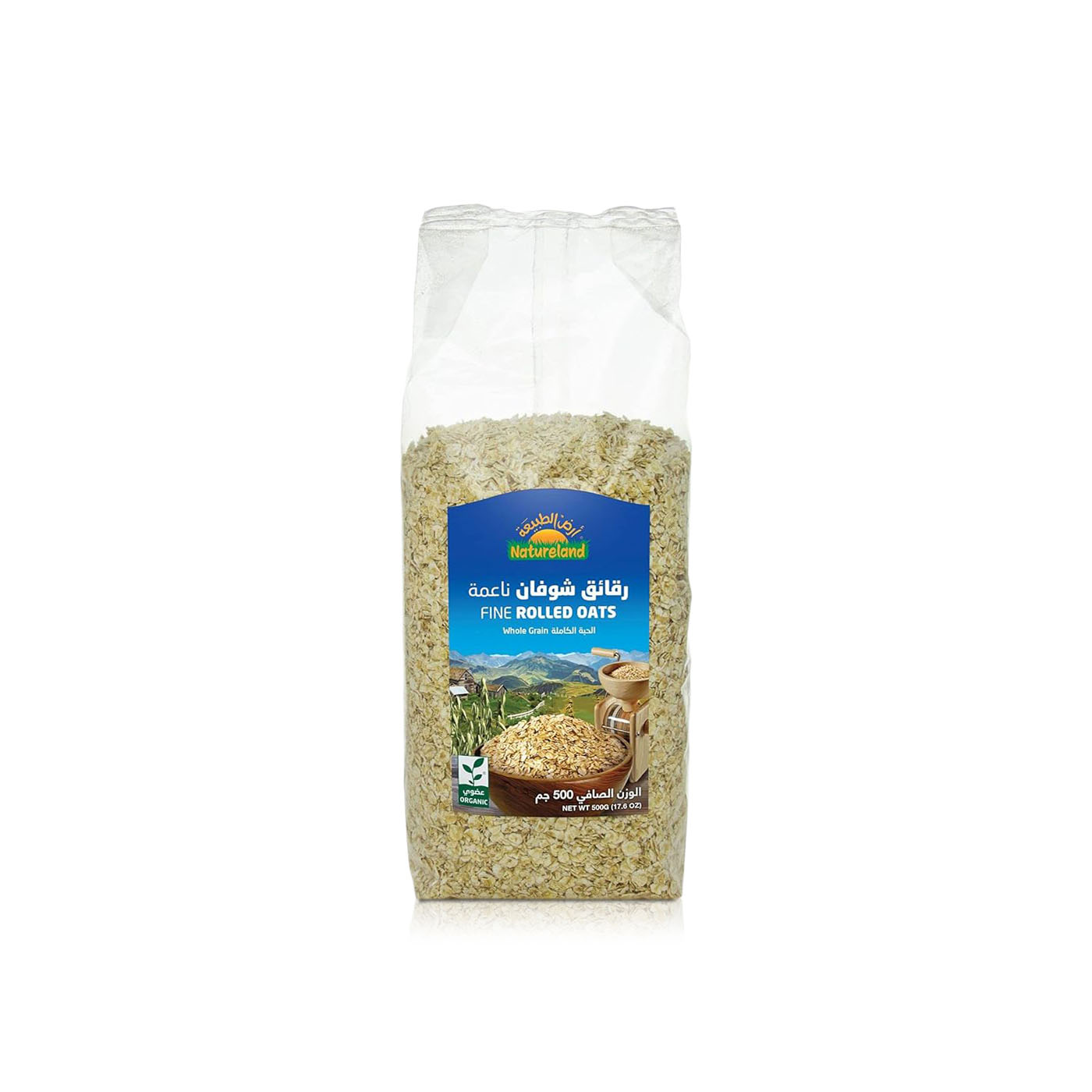 Natureland Fine Rolled Oat Flakes 500g