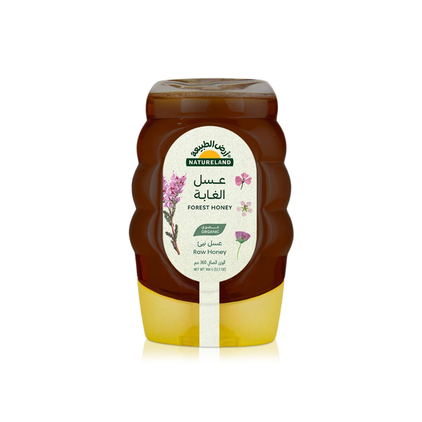 Natureland Organic Raw Honey 360g