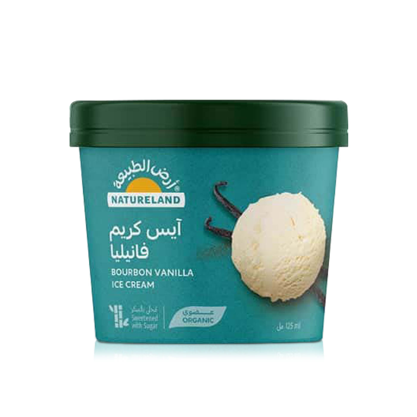 Natureland Organic Bourbon Vanilla Ice Cream 125ml