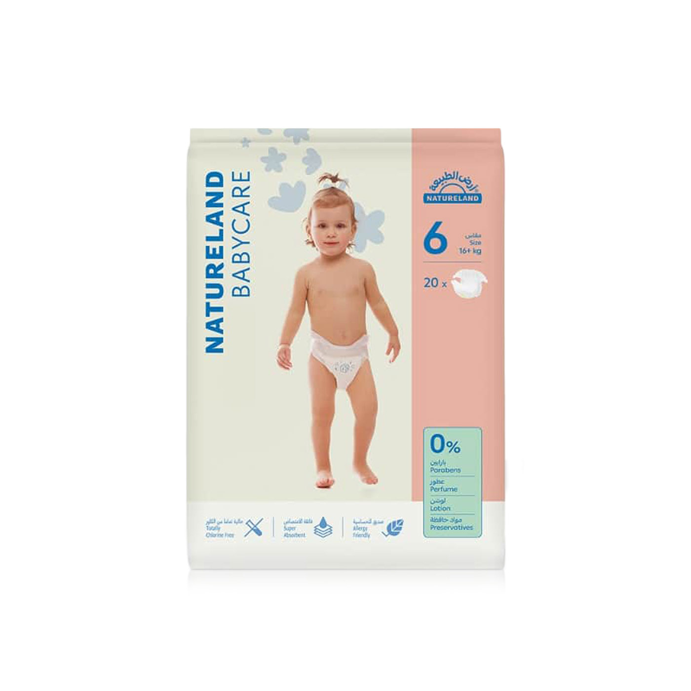 Natureland Babycare Size 6 Diapers x 20 (16+kg)