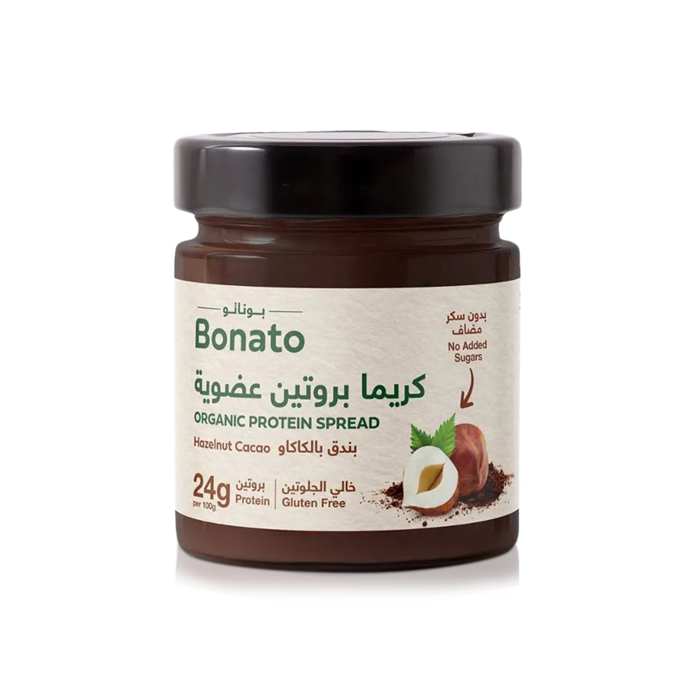Bonato Organic Hazelnut Cacao Protein Spread 200g