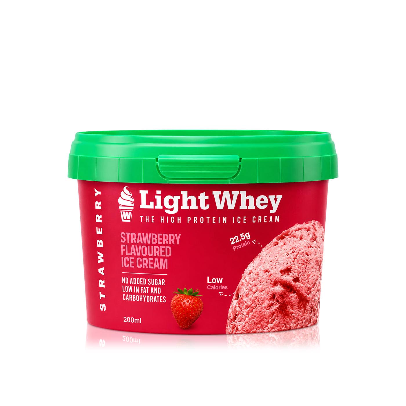 LightWhey Strawberry Protein Ice Cream 200ml