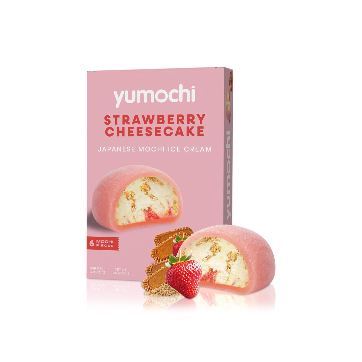 Yumochi Strawberry Cheesecake Mochi 192g
