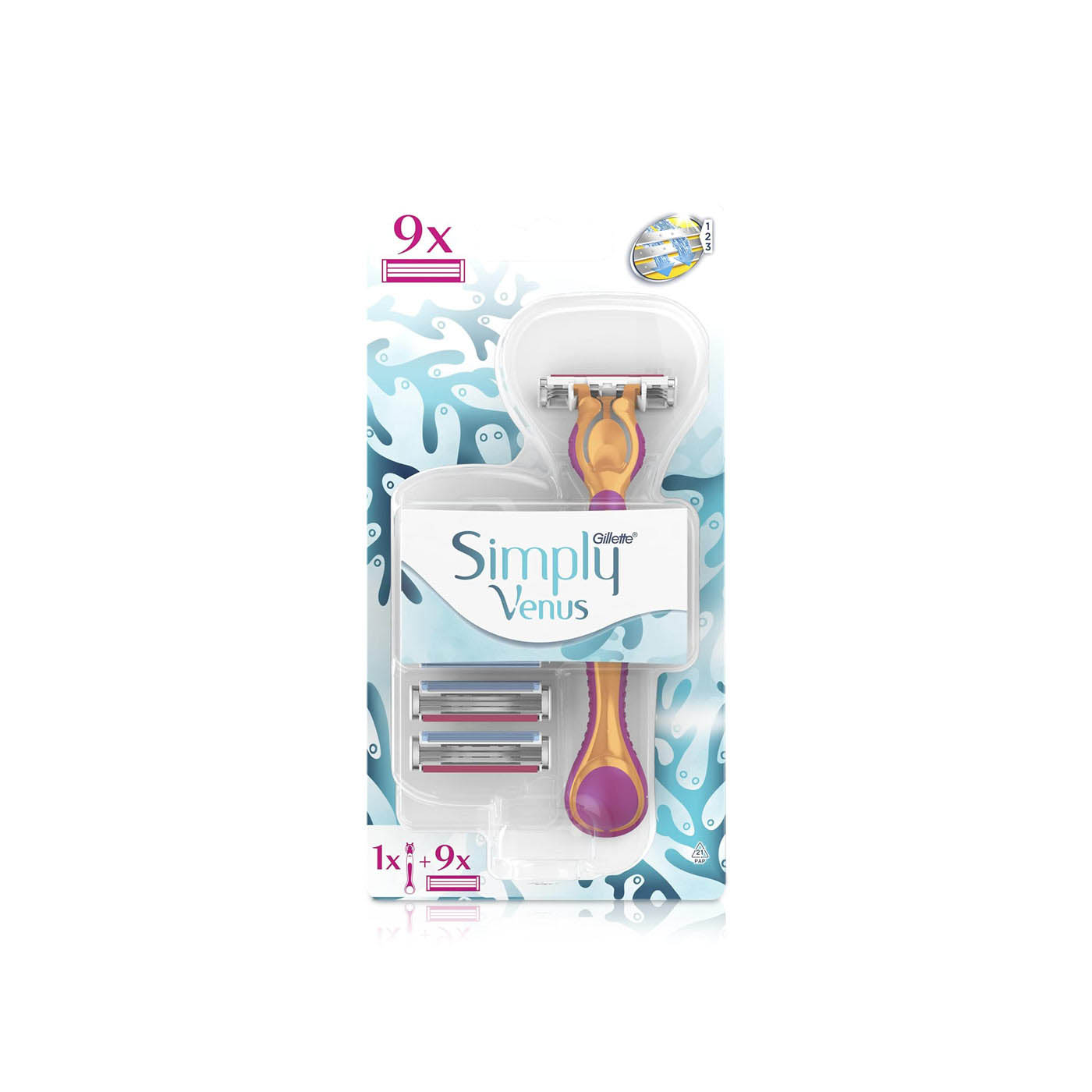 Gillette Simply Venus Razors x 9