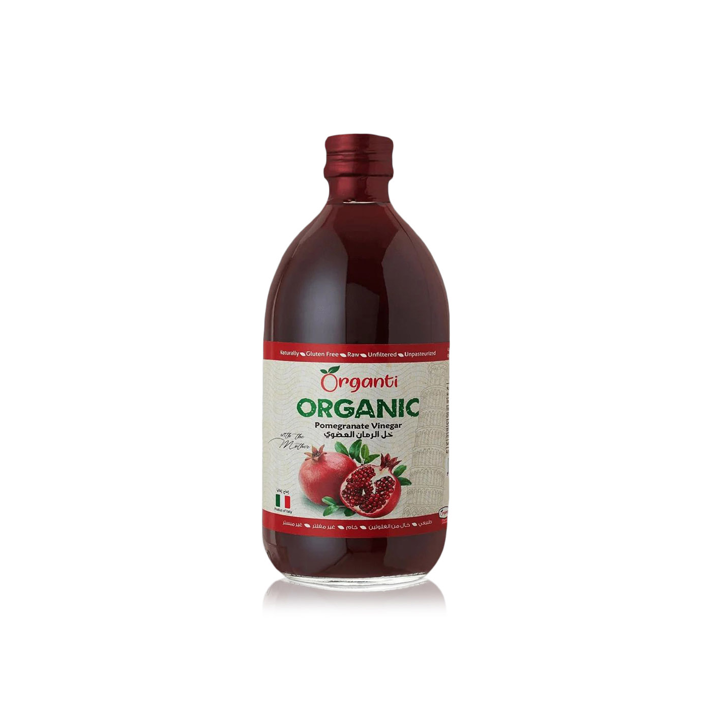 Organti Organic Pomegranate Vinegar 500ml