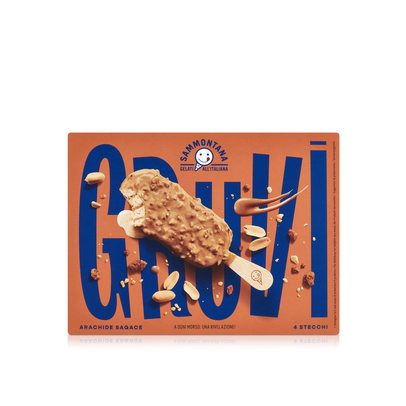 Sammontana Gruvi Arachide Ice Cream Sticks 60g x 4