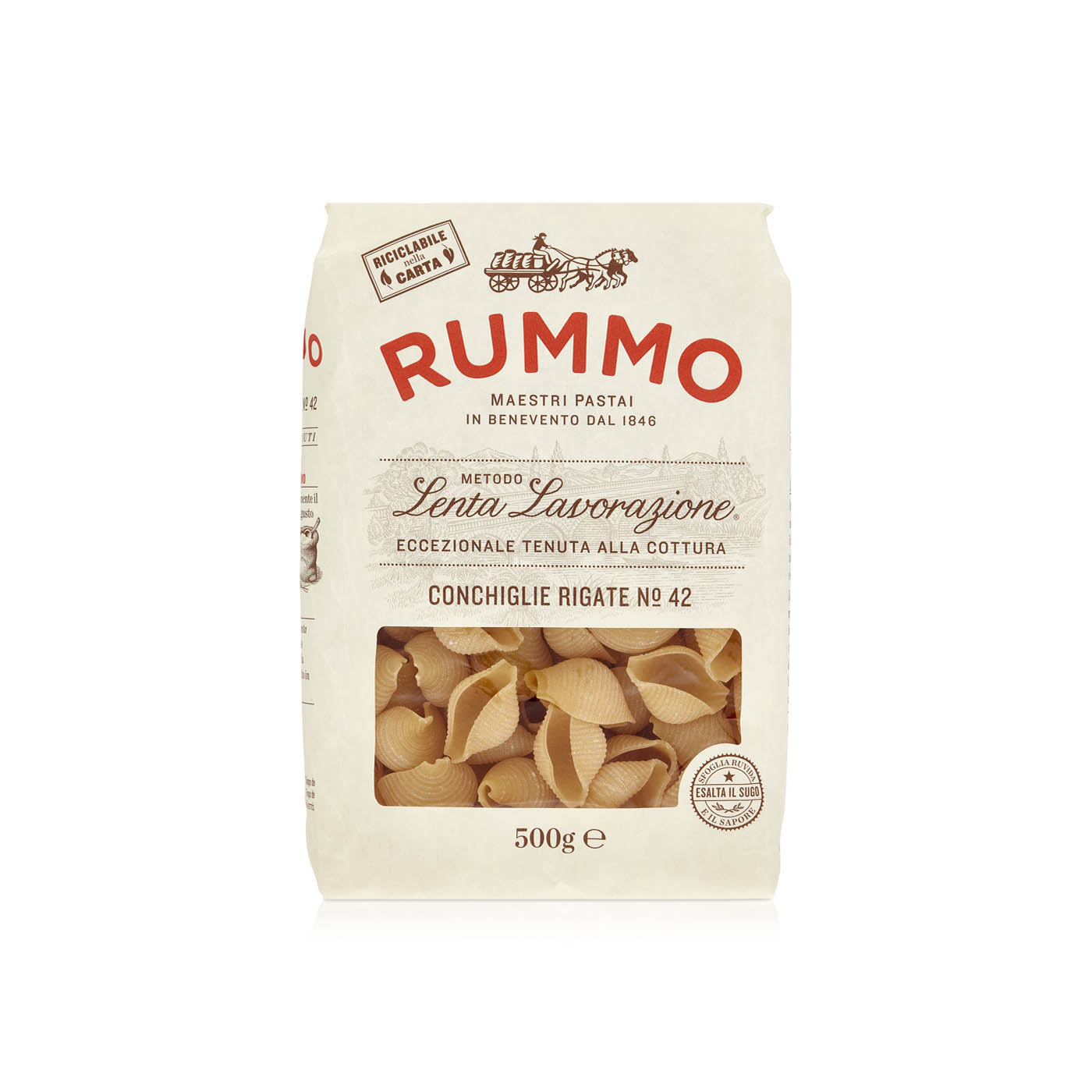 Rummo Conchiglie Rigate No. 42 500g