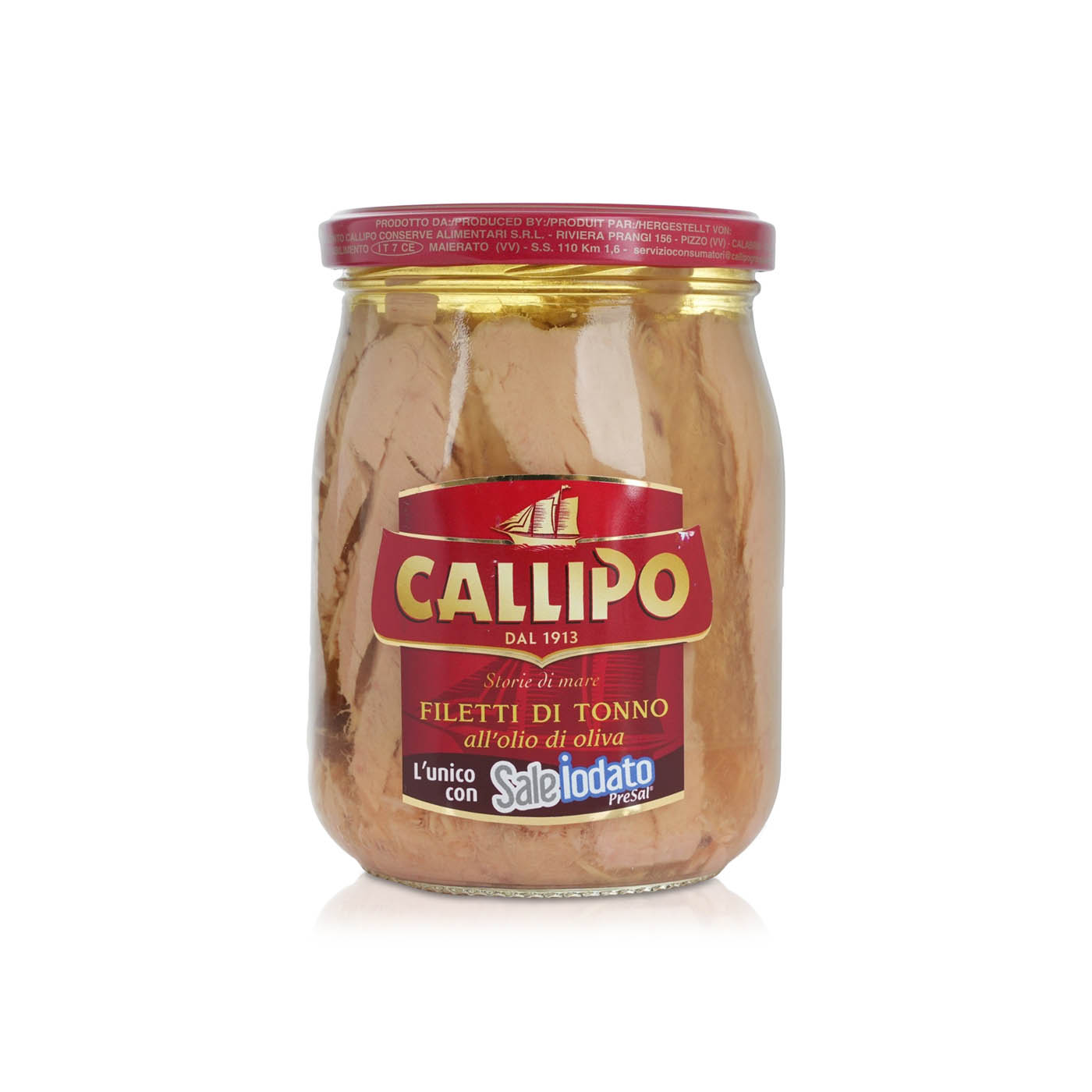 Callipo Tuna Fillets in Olive Oil 550g