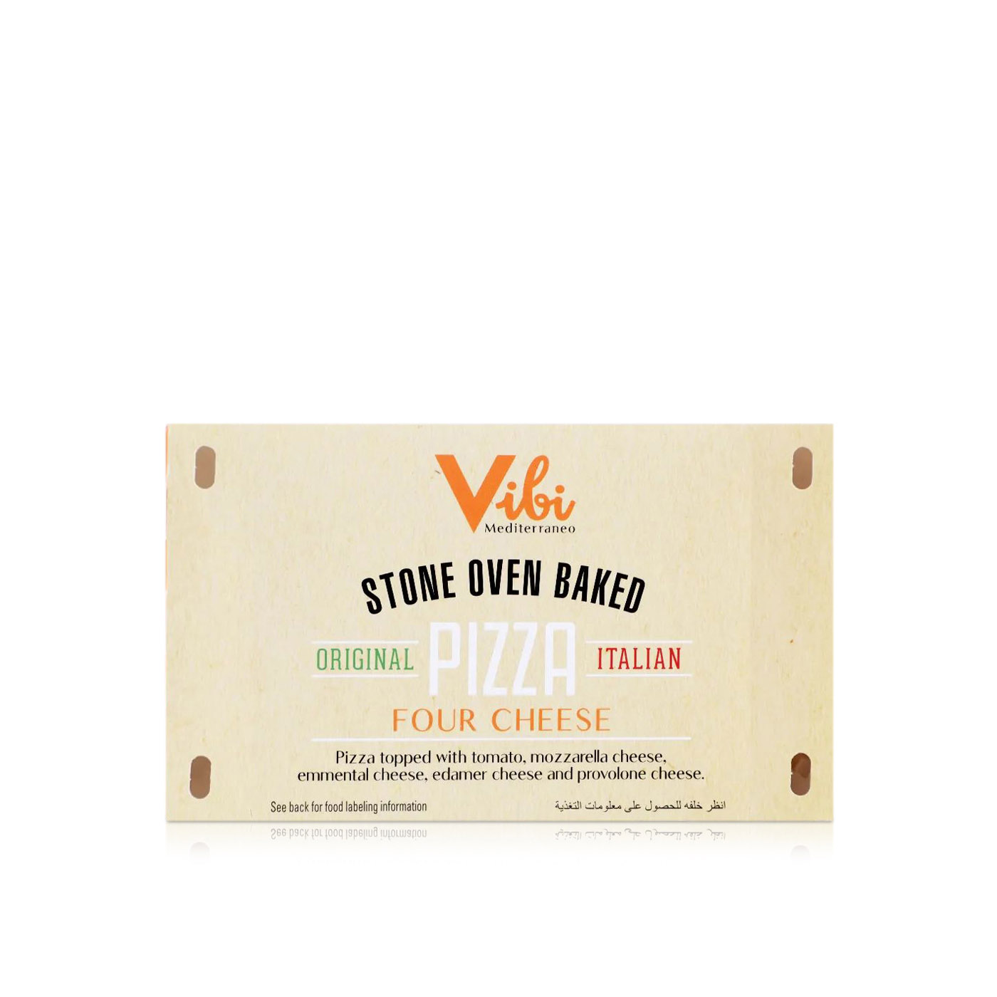 Vibi Frozen Stone Oven Baked Four Cheese Pizza 130g