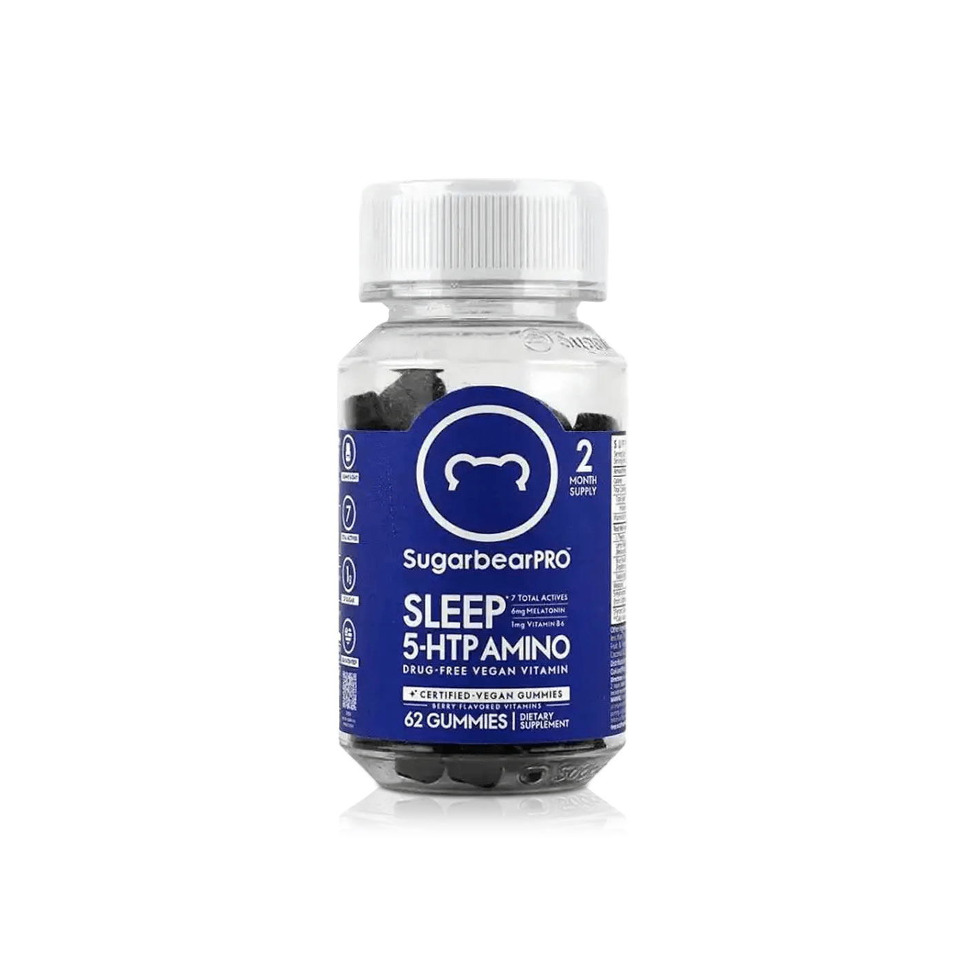 SugarBear Sleep 5-HTP Amino Vitamin Gummies x 62