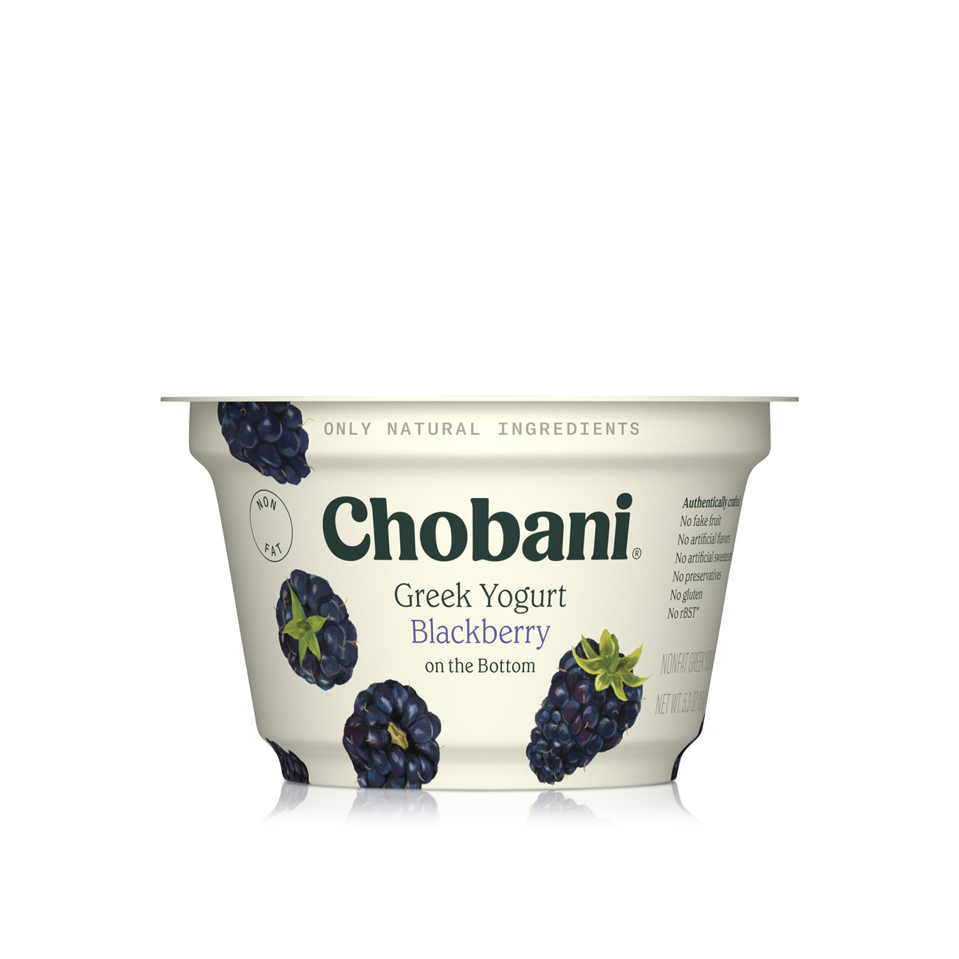 Chobani Non-Fat Blackberry Greek Yoghurt 150g