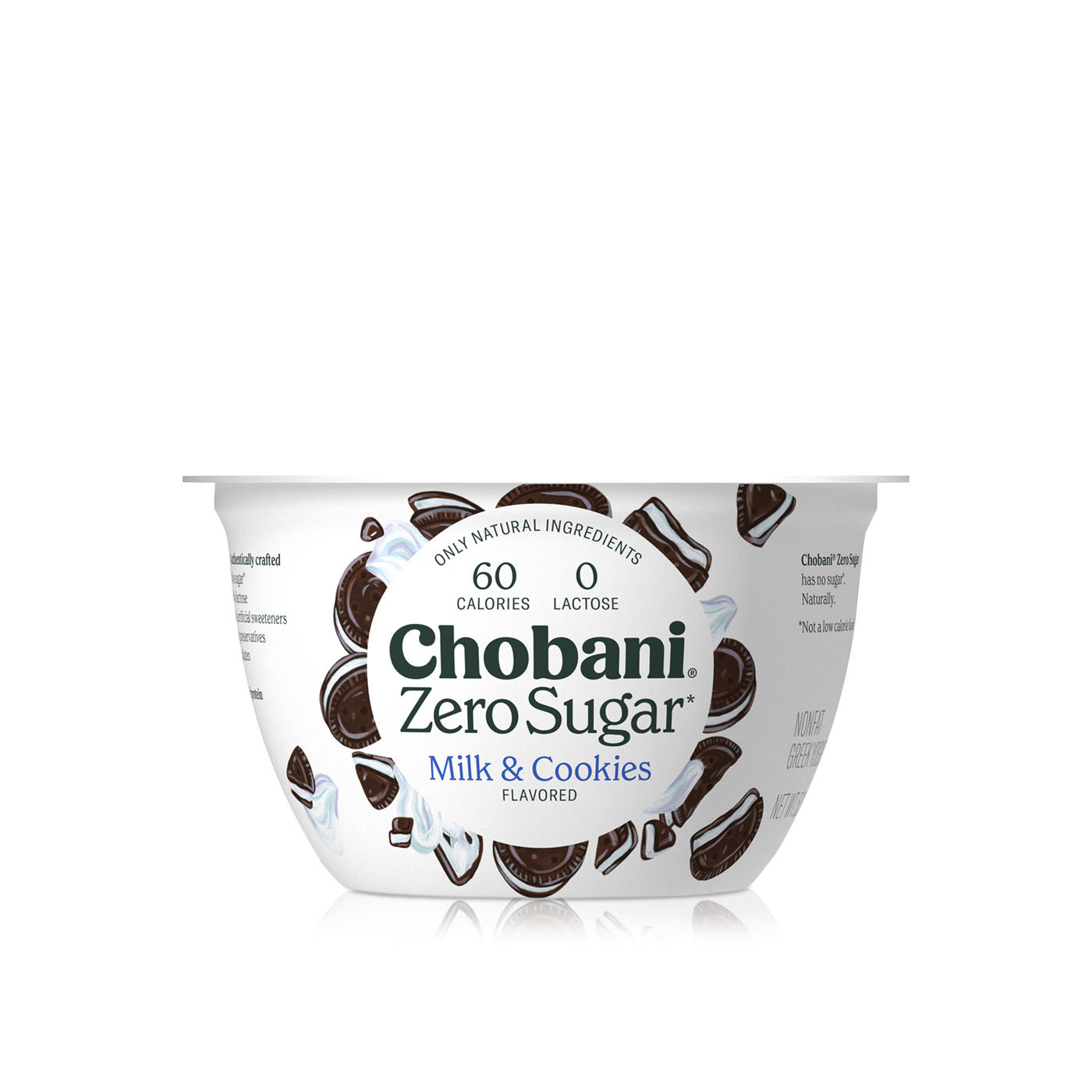 Chobani Zero Sugar Non-Fat Milk & Cookies Greek Yoghurt 150g