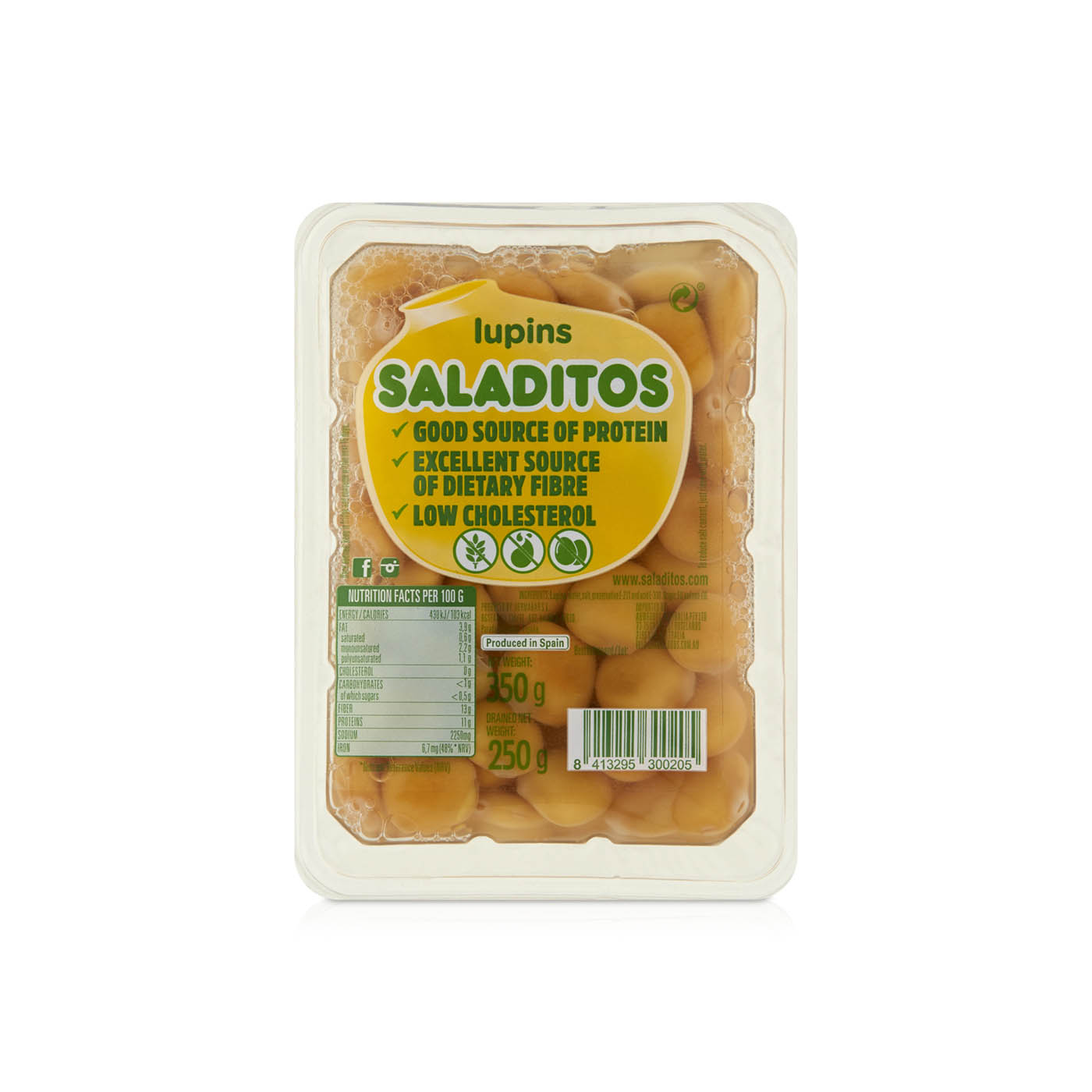 Saladitos Lupin Beans 350g