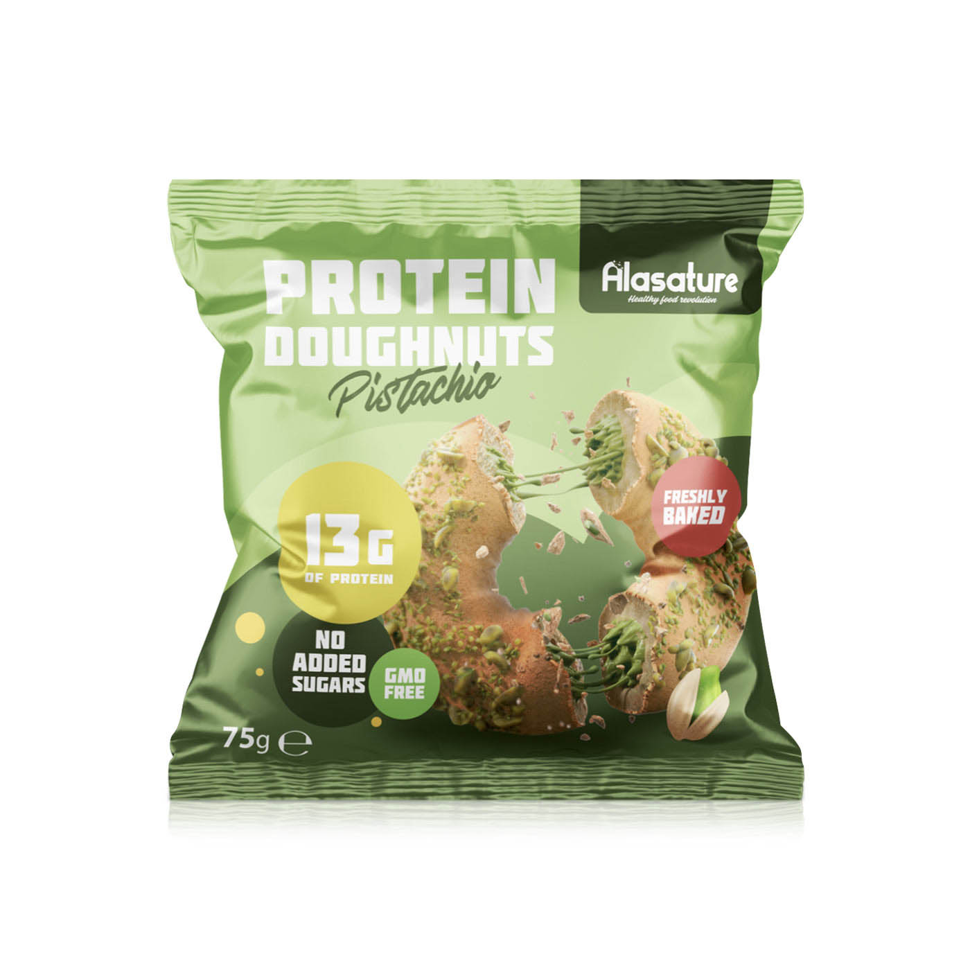 Alasature Pistachio Protein Doughnut 75g