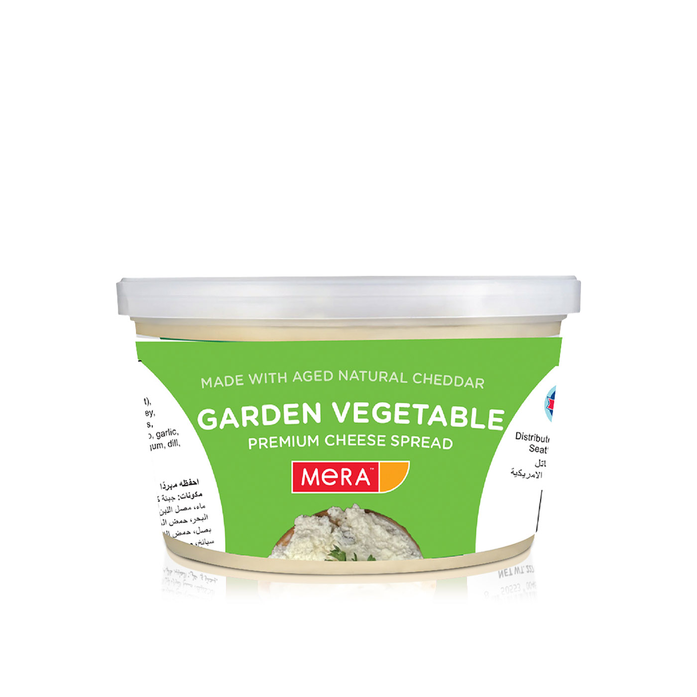 Mera Garden Vegetable Cheddar Cheese Spread 198g